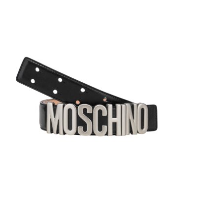 THE BELT IN LEATHER WITH LOGO